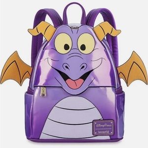 NWT Loungefly Disney Parks Figment Mini Backpack, Bag, Purple Epcot